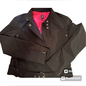 H Hilfiger vintage ladies size small Moto jacket